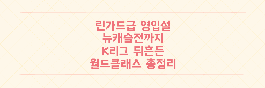 린가드부터 뉴캐슬전까지, K리그를 뒤흔들 월드클래스 영입설의 모든 것