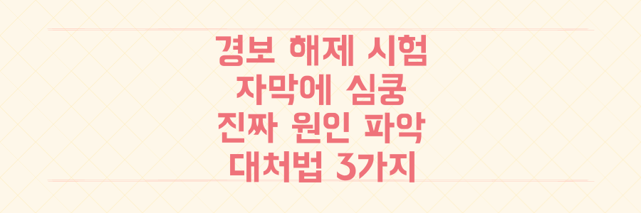 TV '경보 해제 시험 발령' 자막, 당신의 심장을 멎게 한 진짜 원인과 즉시 대처법 3가지