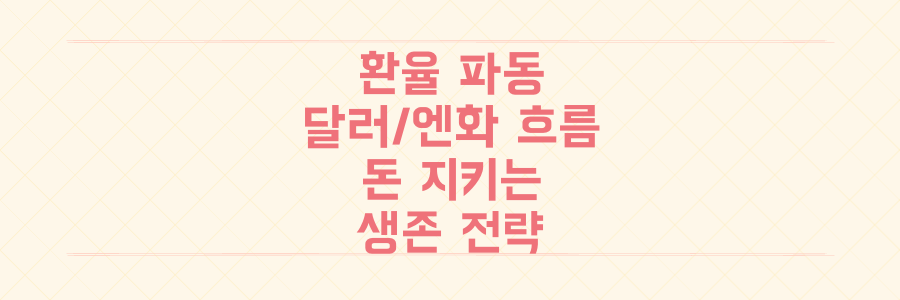 복잡한 환율 파동, 달러/엔화 흐름 읽고 내 지갑 지키는 결정적 생존 전략 대공개