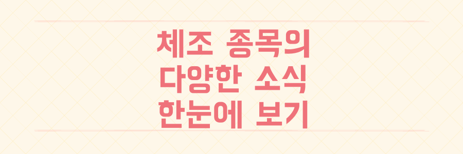 체조 종목의 현주소: 서울시장배 우승 소식부터 은퇴 선수의 현실 고백까지