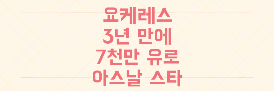 3년 만에 2부 리거에서 7천만 유로 아스날 스타로! 요케레스의 놀라운 성장이 아스날 우승을 이끌까?